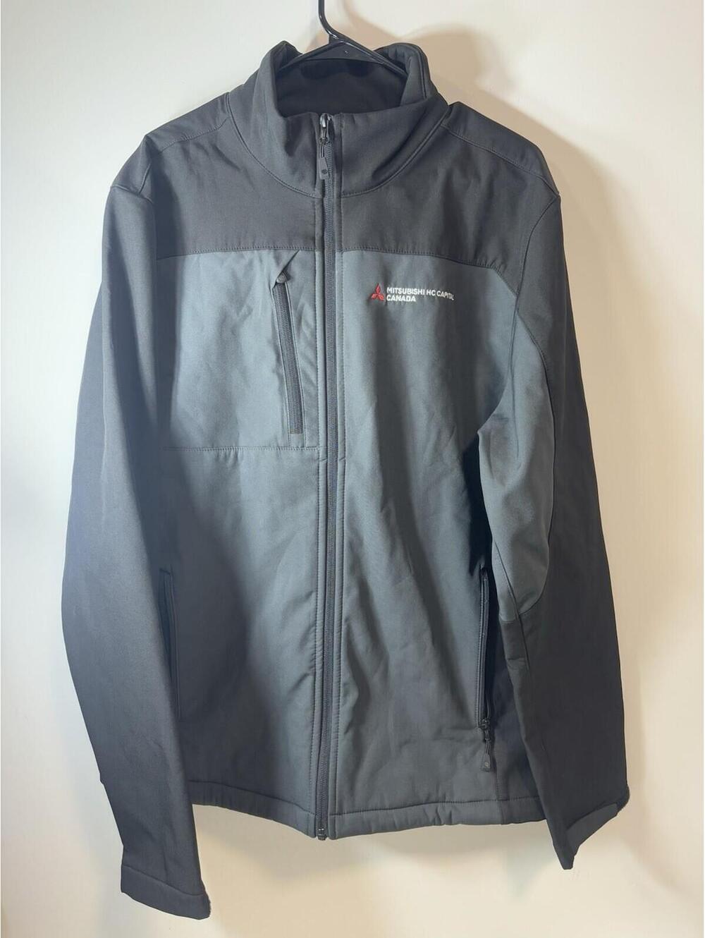 Mitsubishi Stormtech Jacket Mens XL Black Insulated Windbreaker Employee Company